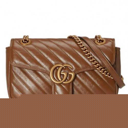 G*u*i gg marmont mini matelassÉ shoulder bag 446744  (23*14*6cm)